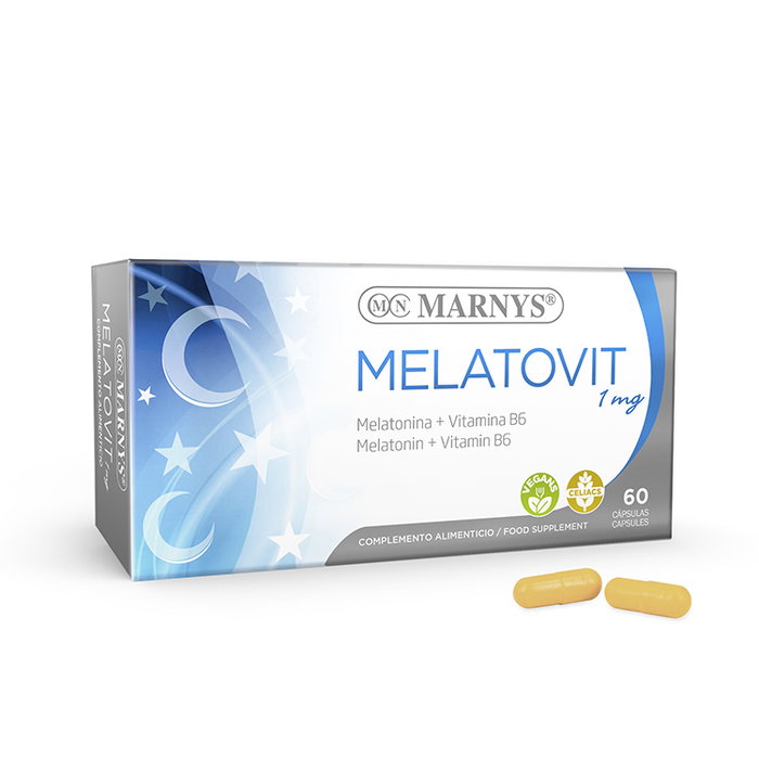 MARNYS MELATOVIT Melatonina 1mg + Vitamina B6 60 cápsulas MARNYS MELATOVIT Melatonina 1mg + Vitamina B6 60 cápsulas