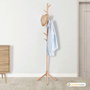 Confortime Perchero Madera Haya Natural 175cm