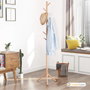 Confortime Perchero Madera Haya Natural 175cm