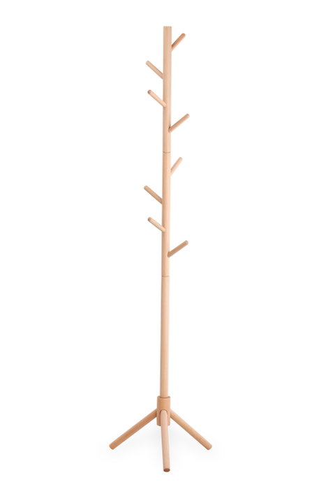Confortime Perchero Madera Haya Natural 175cm