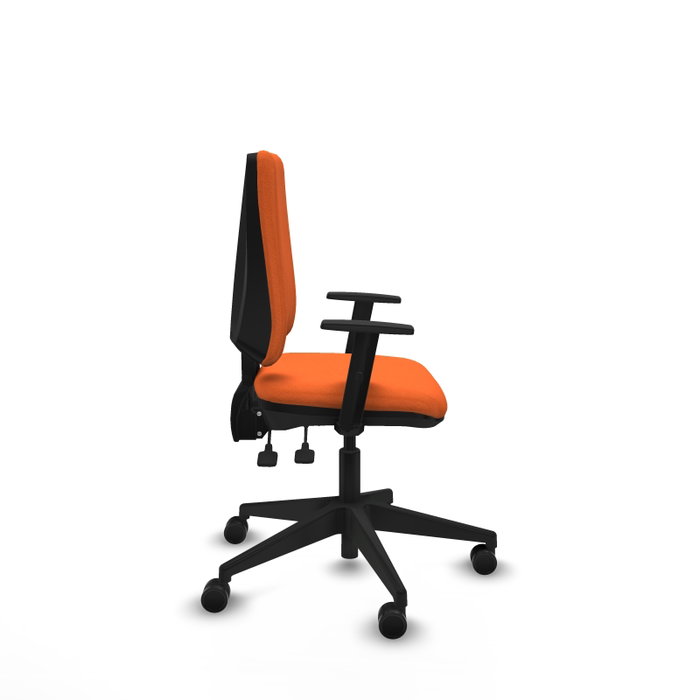 PIQUERAS Y CRESPO Silla de oficina Elche Naranja con mecanismo Asincro