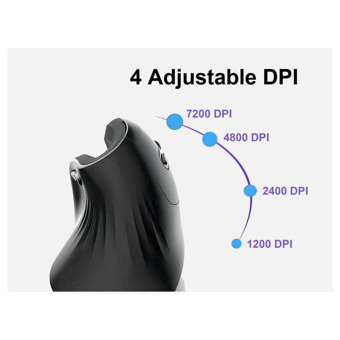 EQUIP Ratón vertical ergonómico con cable (USB-C+A) Negro EQUIP Ratón vertical ergonómico con cable (USB-C+A) Negro