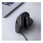 EQUIP Ratón vertical ergonómico con cable (USB-C+A) Negro