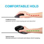 EQUIP Ratón vertical ergonómico con cable (USB-C+A) Negro