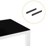 Emuca Juego de mecanismos elevables para mesas de centro, permite elevar la mesa 135mm, Acero, Pintado negro