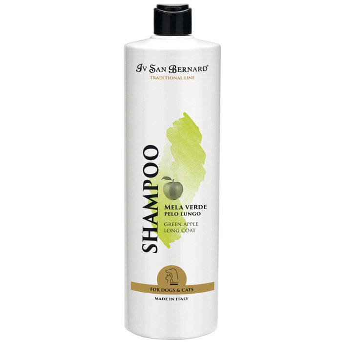 Iv San Bernard Champú Manzana Verde para Perros y Gatos de Pelo Largo Hidratante Suavidad Brillo Desenredante 1lt Iv San Bernard Champú Manzana Verde para Perros y Gatos de Pelo Largo Hidratante Suavidad Brillo Desenredante 1lt