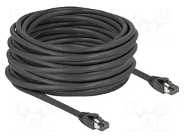 DeLOCK Cable de red RJ45 Cat.8.1 S/FTP 15 m Negro