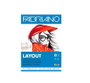 FABRIANO Bloc de dibujo Layout-Marker encolado A4 75g 70 hojas