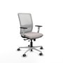 PIQUERAS Y CRESPO Silla de oficina Haches en Blanco con mecanismo Sincro/Traslack