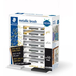 Marcador T.Opaca No Perm. Staedtler 8321 Metalico Expositor De 70