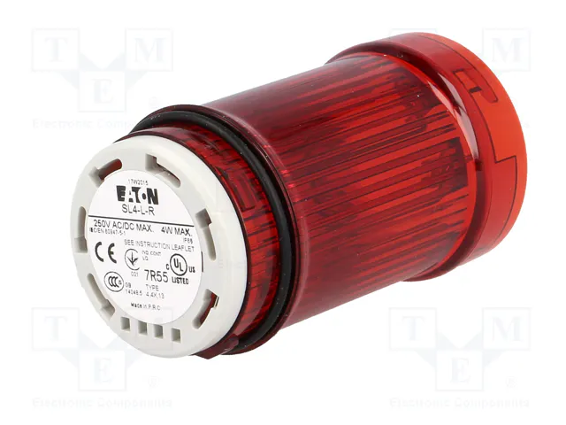 EATON ELECTRIC SL4-L-R Señalizador Luminoso Rojo 0÷250VDC