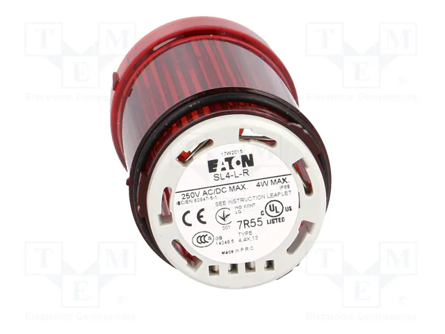 EATON ELECTRIC SL4-L-R Señalizador Luminoso Rojo 0÷250VDC