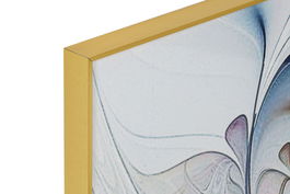 DKD Home Decor Cuadro Blanco Granate 3 x 80 x 80 cm (2 Unidades)