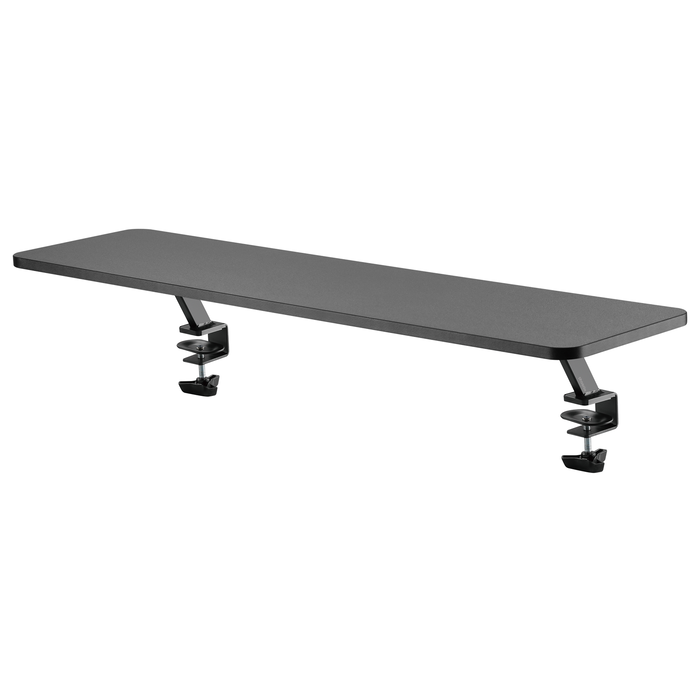 Phoenix technologies Elevador de Monitor para Escritorio Mesa Madera MDF Metal Negro 100 x 26 cm