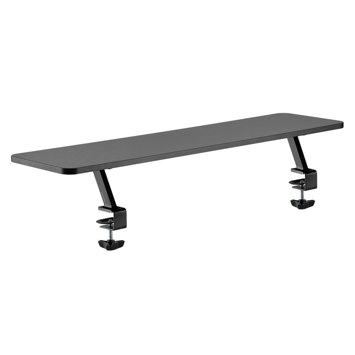 Phoenix technologies Elevador de Monitor para Escritorio Mesa Madera MDF Metal Negro 100 x 26 cm