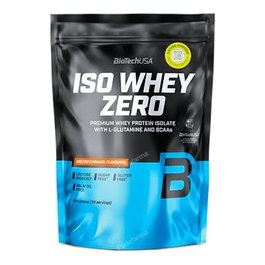 BIOTECHUSA Iso Whey Zero 454G Caramelo Salado Proteína Aislada