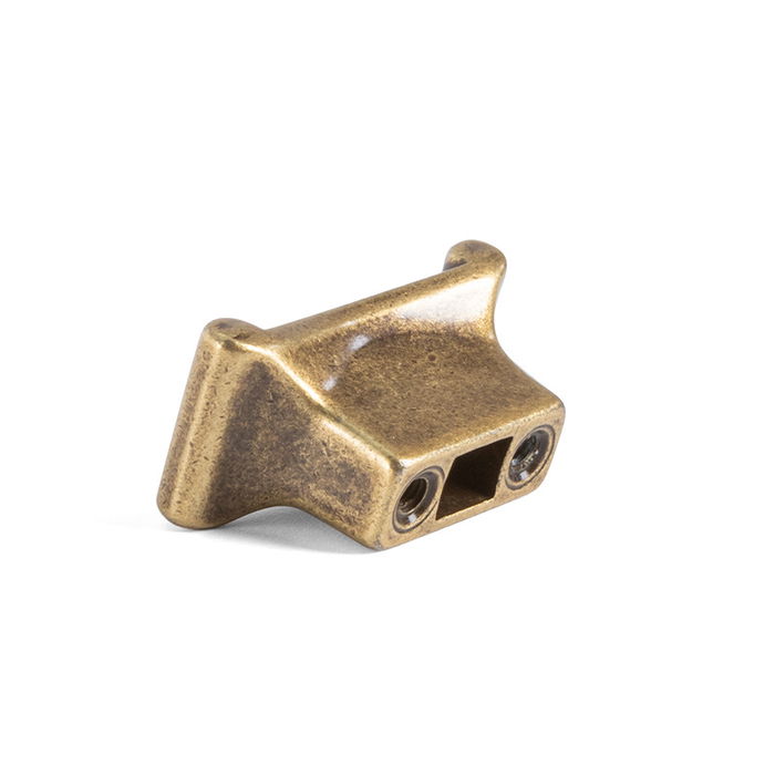 Giusti Pomo Zamak 40X20, Elegir Acabado, Acabado Rústico Marfil, Distancia 16