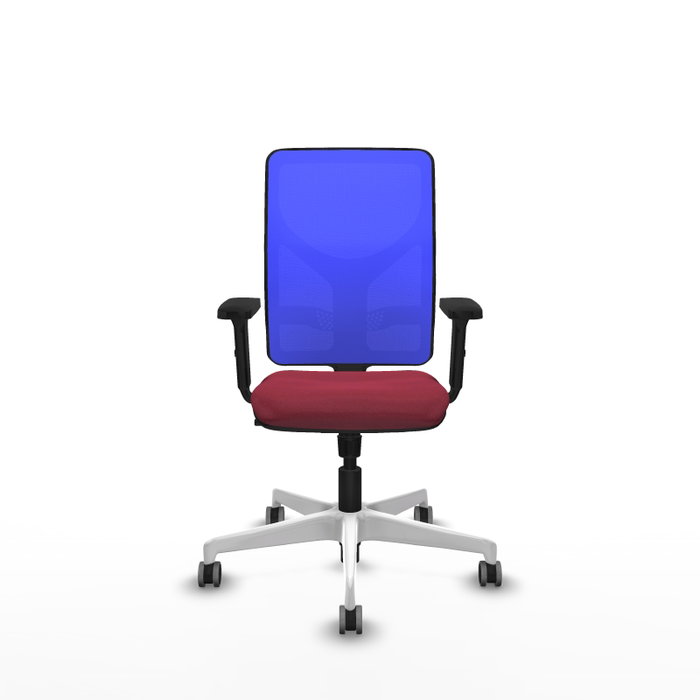 PIQUERAS Y CRESPO Silla de oficina Motilla con mecanismo Sincro, Granate y Azul PIQUERAS Y CRESPO Silla de oficina Motilla con mecanismo Sincro, Granate y Azul