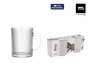 La Mediterranea Set 2 Mugs 150ml de Cerámica, 6.2 cm Ancho, 8 cm Alto, 8.5 cm Largo (24 Cajas)