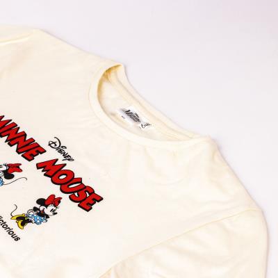 Cerdá Camiseta Corta Single Jersey Minnie Beige Talla 14 Años
