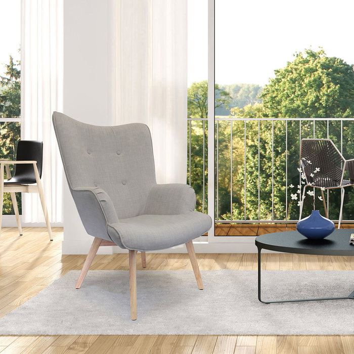 Home Deco Factory Butaca Helsinki Gris