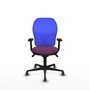 PIQUERAS Y CRESPO Silla de oficina Jorquera Morado y Azul