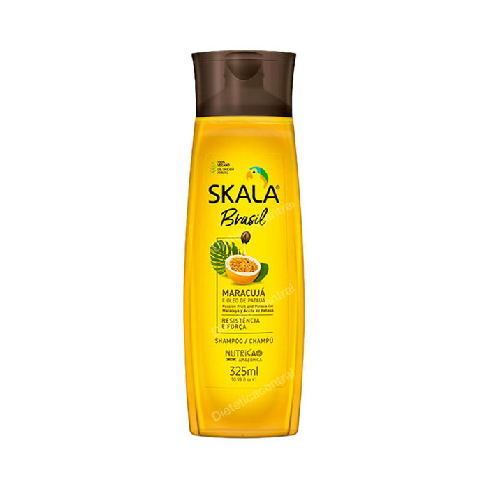 Skala Champú Maracuyá y Aceite de Patauá 325ml - Hidratación y Reducción de Frizz para Cabello Seco y Encrespado Skala Champú Maracuyá y Aceite de Patauá 325ml - Hidratación y Reducción de Frizz para Cabello Seco y Encrespado