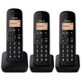 Panasonic KX-TGB613SPB Pack Trio Negro
