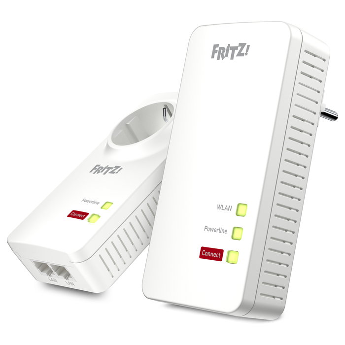 AVM FRITZ!Powerline 1260E WLAN Set Blanco AVM FRITZ!Powerline 1260E WLAN Set Blanco
