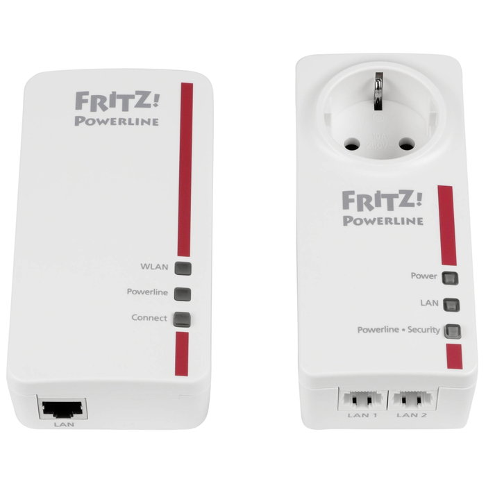 AVM FRITZ!Powerline 1260E WLAN Set Blanco AVM FRITZ!Powerline 1260E WLAN Set Blanco