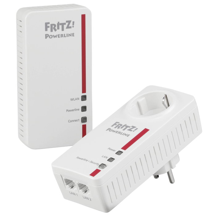 AVM FRITZ!Powerline 1260E WLAN Set Blanco AVM FRITZ!Powerline 1260E WLAN Set Blanco