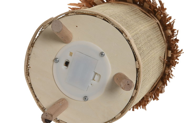 DKD Home Decor Lámpara Sobremesa Tropical Marron Yute Led 21 x 36 x 21 cm (6 Unidades) DKD Home Decor Lámpara Sobremesa Tropical Marron Yute Led 21 x 36 x 21 cm (6 Unidades)