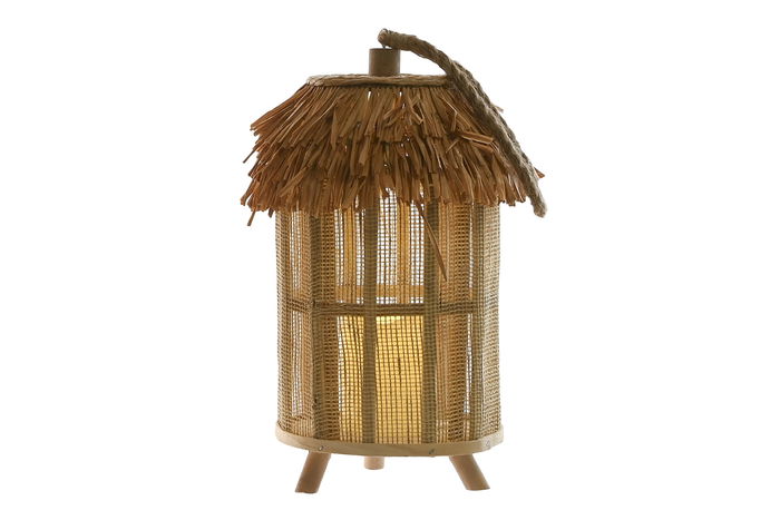 DKD Home Decor Lámpara Sobremesa Tropical Marron Yute Led 21 x 36 x 21 cm (6 Unidades) DKD Home Decor Lámpara Sobremesa Tropical Marron Yute Led 21 x 36 x 21 cm (6 Unidades)