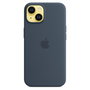 Apple iPhone 14 Funda de Silicona con MagSafe - Color Azul Tormenta, Compatible con Pantalla 6.1 Pulgadas (15.5 cm), Protección contra Caídas y Rayones, Modelo MW5T3ZM/A