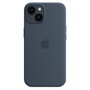 Apple iPhone 14 Funda de Silicona con MagSafe - Color Azul Tormenta, Compatible con Pantalla 6.1 Pulgadas (15.5 cm), Protección contra Caídas y Rayones, Modelo MW5T3ZM/A