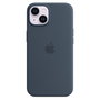 Apple iPhone 14 Funda de Silicona con MagSafe - Color Azul Tormenta, Compatible con Pantalla 6.1 Pulgadas (15.5 cm), Protección contra Caídas y Rayones, Modelo MW5T3ZM/A
