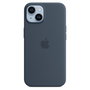 Apple iPhone 14 Funda de Silicona con MagSafe - Color Azul Tormenta, Compatible con Pantalla 6.1 Pulgadas (15.5 cm), Protección contra Caídas y Rayones, Modelo MW5T3ZM/A
