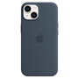 Apple iPhone 14 Funda de Silicona con MagSafe - Color Azul Tormenta, Compatible con Pantalla 6.1 Pulgadas (15.5 cm), Protección contra Caídas y Rayones, Modelo MW5T3ZM/A
