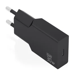 AISENS Cargador Ultra Delgado GaN 30W USB-C Negro