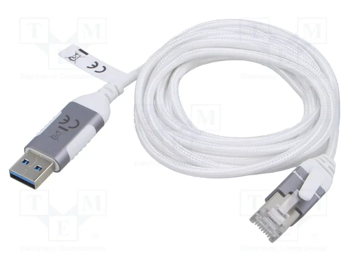 GOOBAY Cable de Red USB 3.0 a RJ45 Cat 6 Slim 10m GOOBAY Cable de Red USB 3.0 a RJ45 Cat 6 Slim 10m