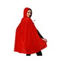 Capa Roja con Capucha de Terciopelo de 100 cm para Caperucita