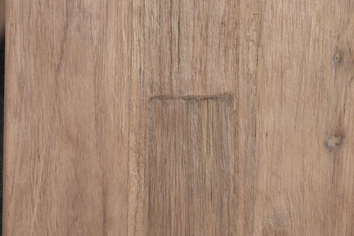 DKD Home Decor Espejo de Teca Reciclada Natural 100x200 cm