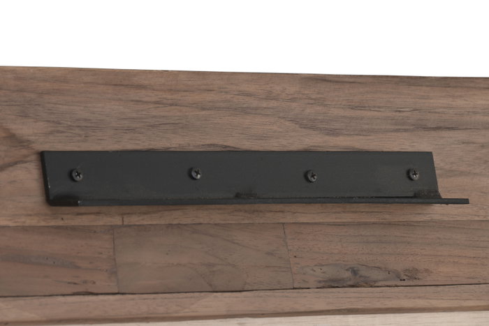 DKD Home Decor Espejo de Teca Reciclada Natural 100x200 cm