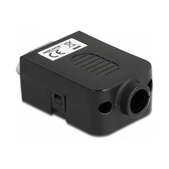 DeLOCK 66264 Conector D-Sub9 a Bloque de Terminales con Carcasa