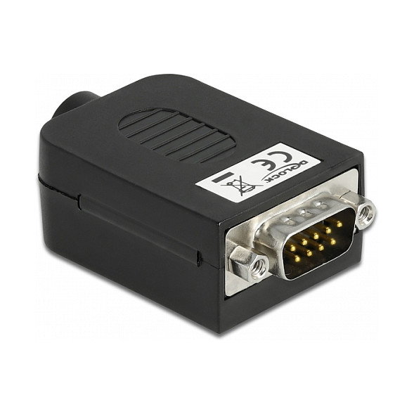 DeLOCK 66264 Conector D-Sub9 a Bloque de Terminales con Carcasa