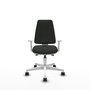 PIQUERAS Y CRESPO Silla de oficina Elche con mecanismo Asincro, Negro y Blanco