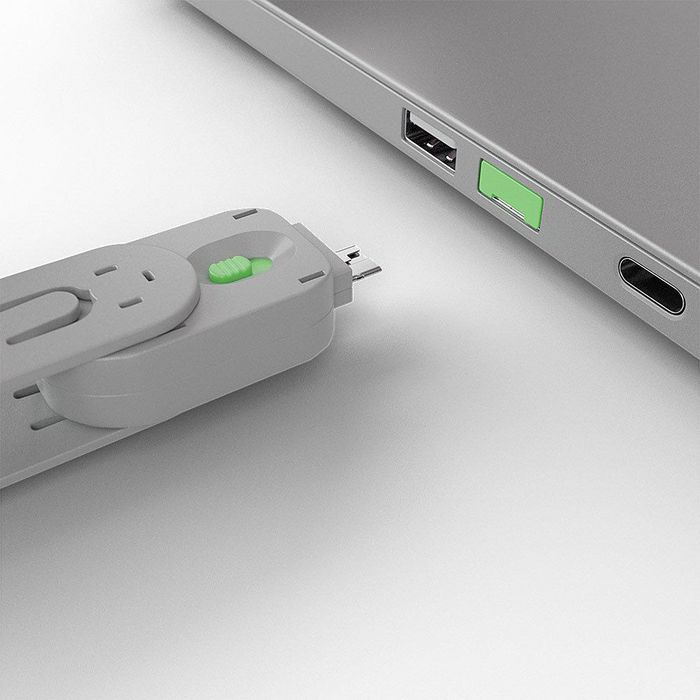 Lindy Bloqueador Protector de Puerto USB Tipo A, llave de bloqueo, color verde