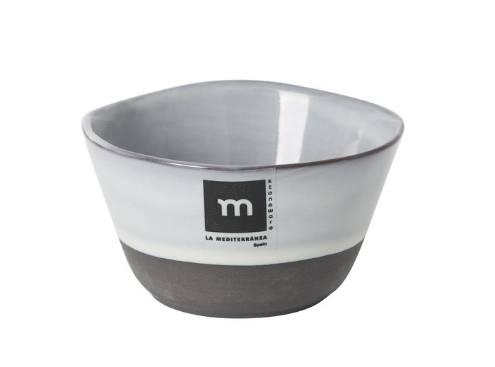 La Mediterranea Bol Black Clay 200ml (24 Unidades) de 10 cm x 5,1 cm