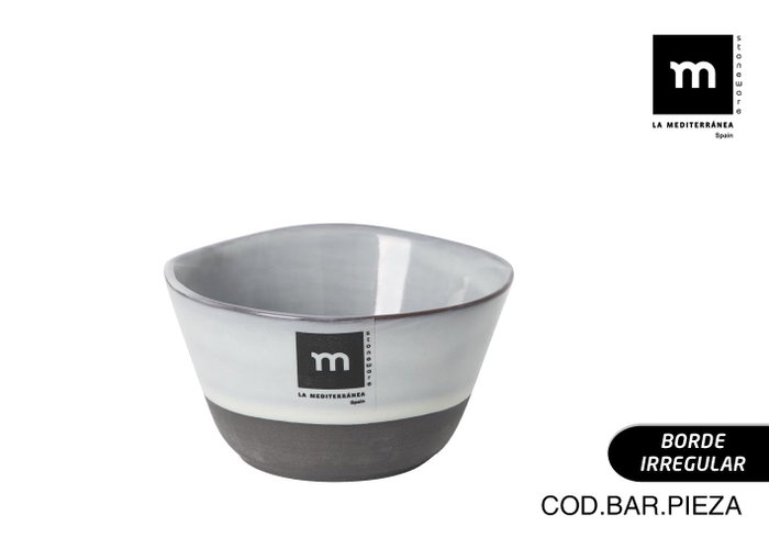 La Mediterranea Bol Black Clay 200ml (24 Unidades) de 10 cm x 5,1 cm La Mediterranea Bol Black Clay 200ml (24 Unidades) de 10 cm x 5,1 cm