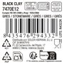 La Mediterranea Bol Black Clay 200ml (24 Unidades) de 10 cm x 5,1 cm